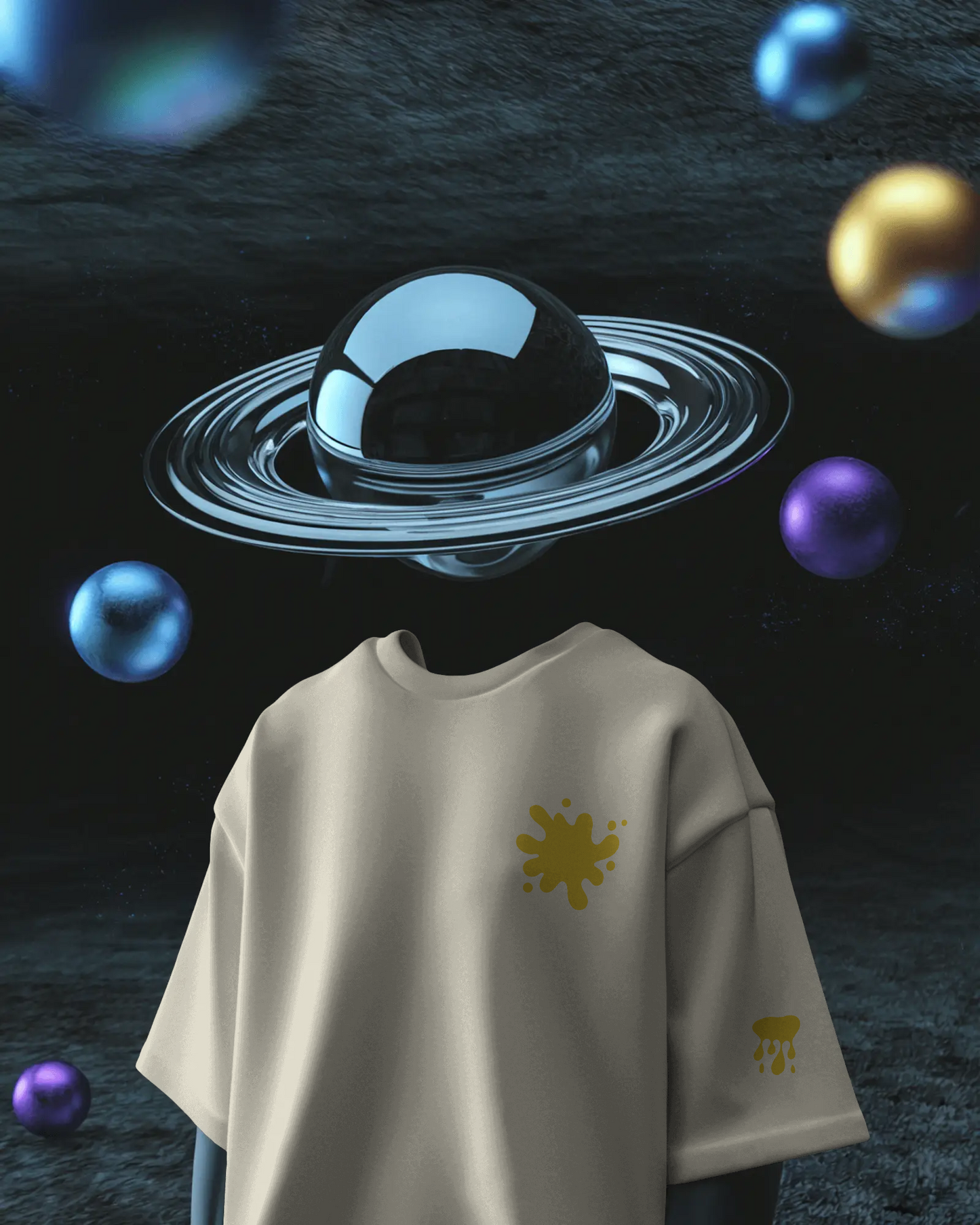 Citrus Slash | Terry Oversized Tee