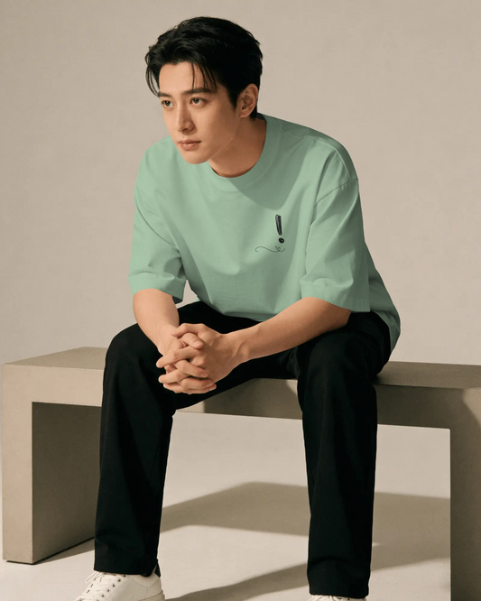 The Exclamation | Terry Oversized Tee