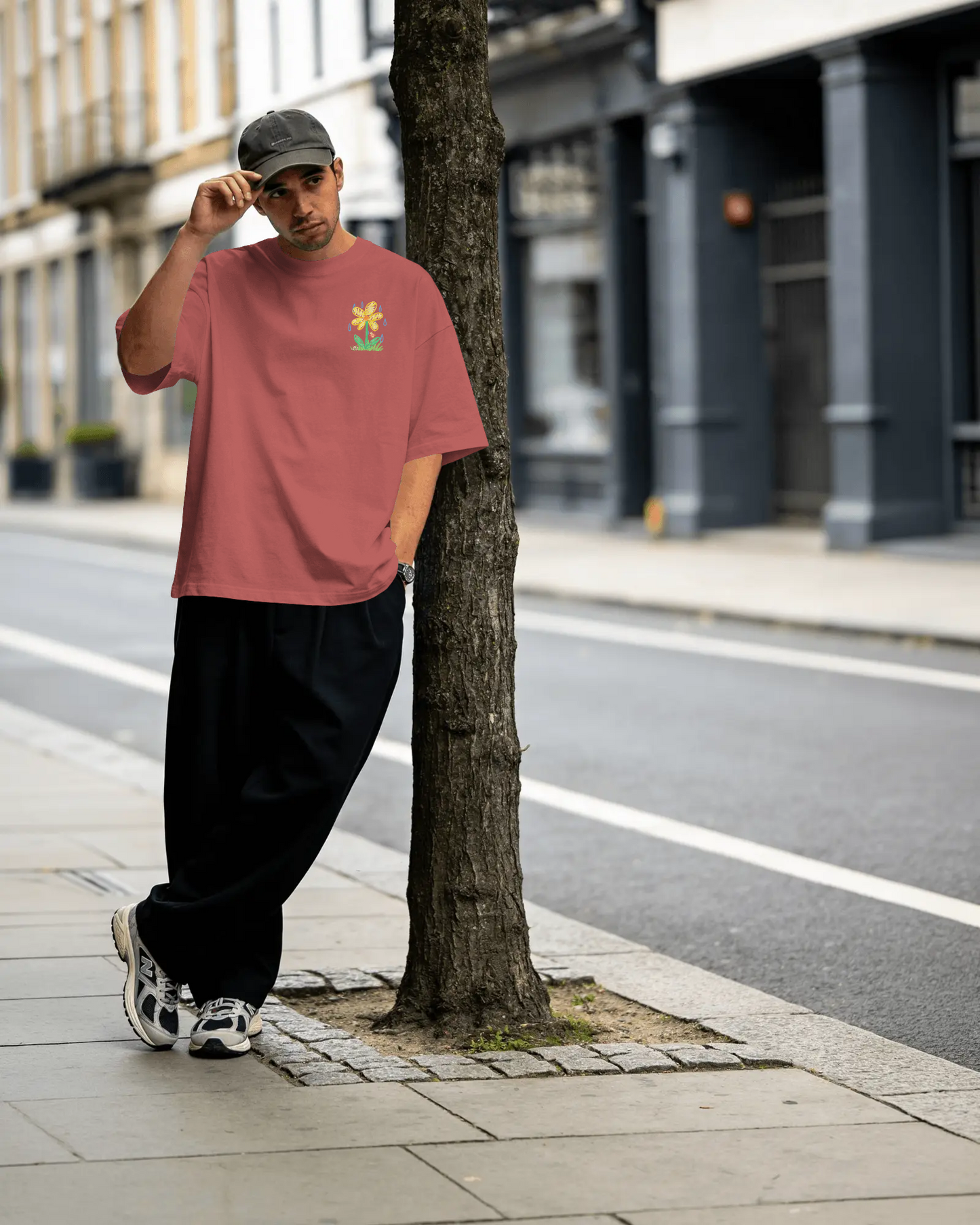 Rust Flora | Classic Oversized Tee